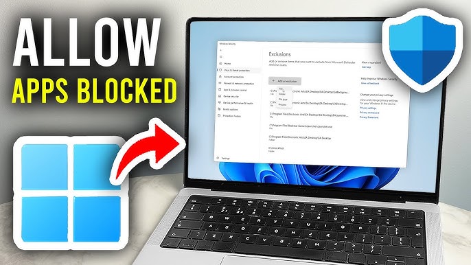 Manually Allow a Blocked File or App in Windows Security