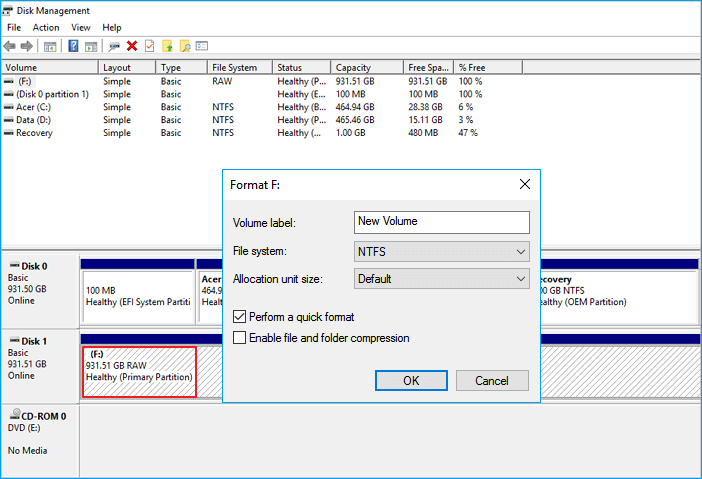 How to Convert RAW to NTFS Without Data Loss Safely