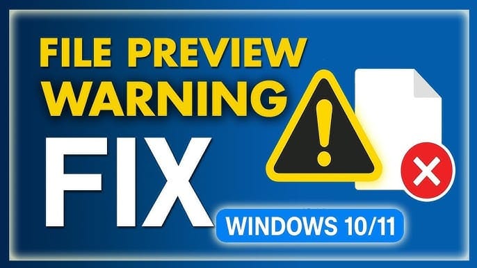 Fix “The File You Are Attempting to Preview” Warning in Windows 2 Fix “The File You Are Attempting to Preview” Warning in Windows