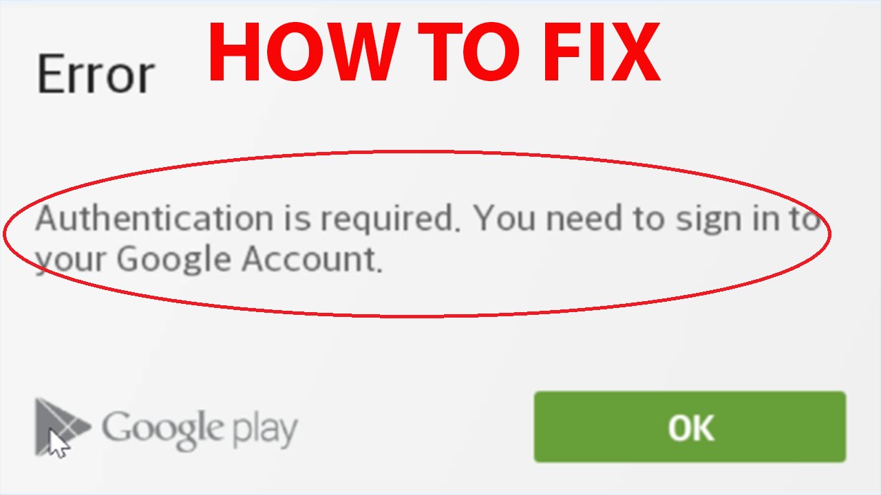 How to Fix “Authentication Is Required” Error in Google Play Store 3 How to Fix “Authentication Is Required” Error in Google Play Store