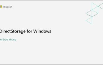 Microsoft Revives DirectStorage for Faster Game Loads