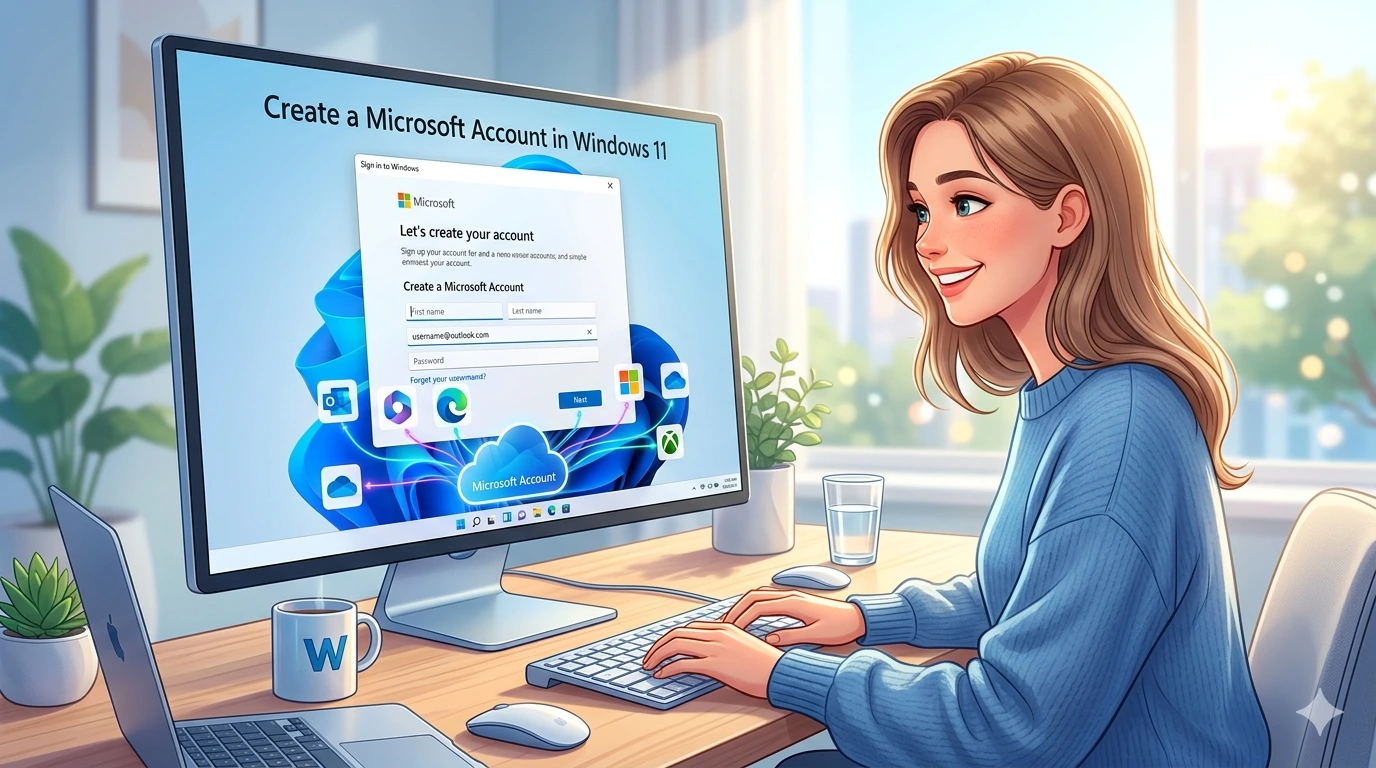 Create a Microsoft Account in Windows 11