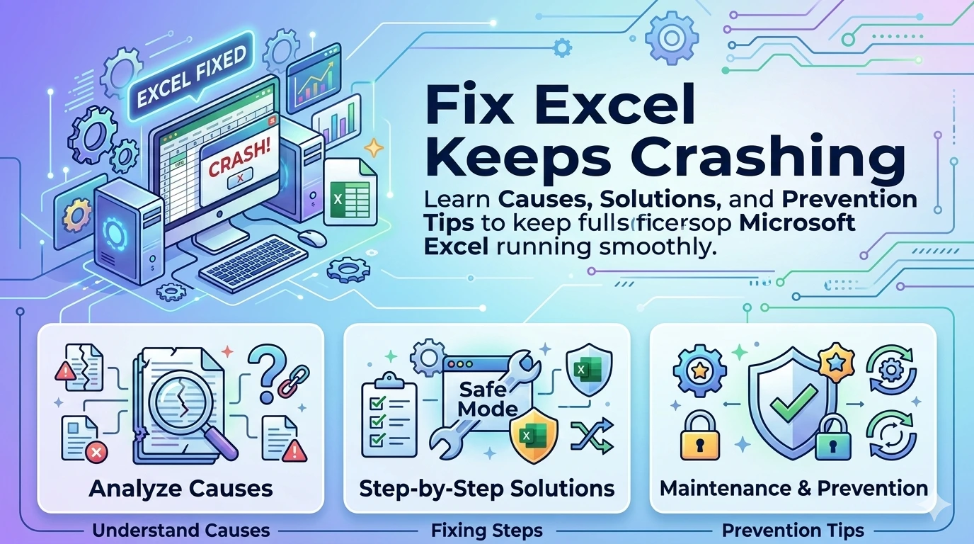 Excel Keeps Crashing? Here’s How to Fix It