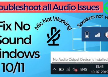 Fix Audio Not Working Windows 10 Sound Problem Fast