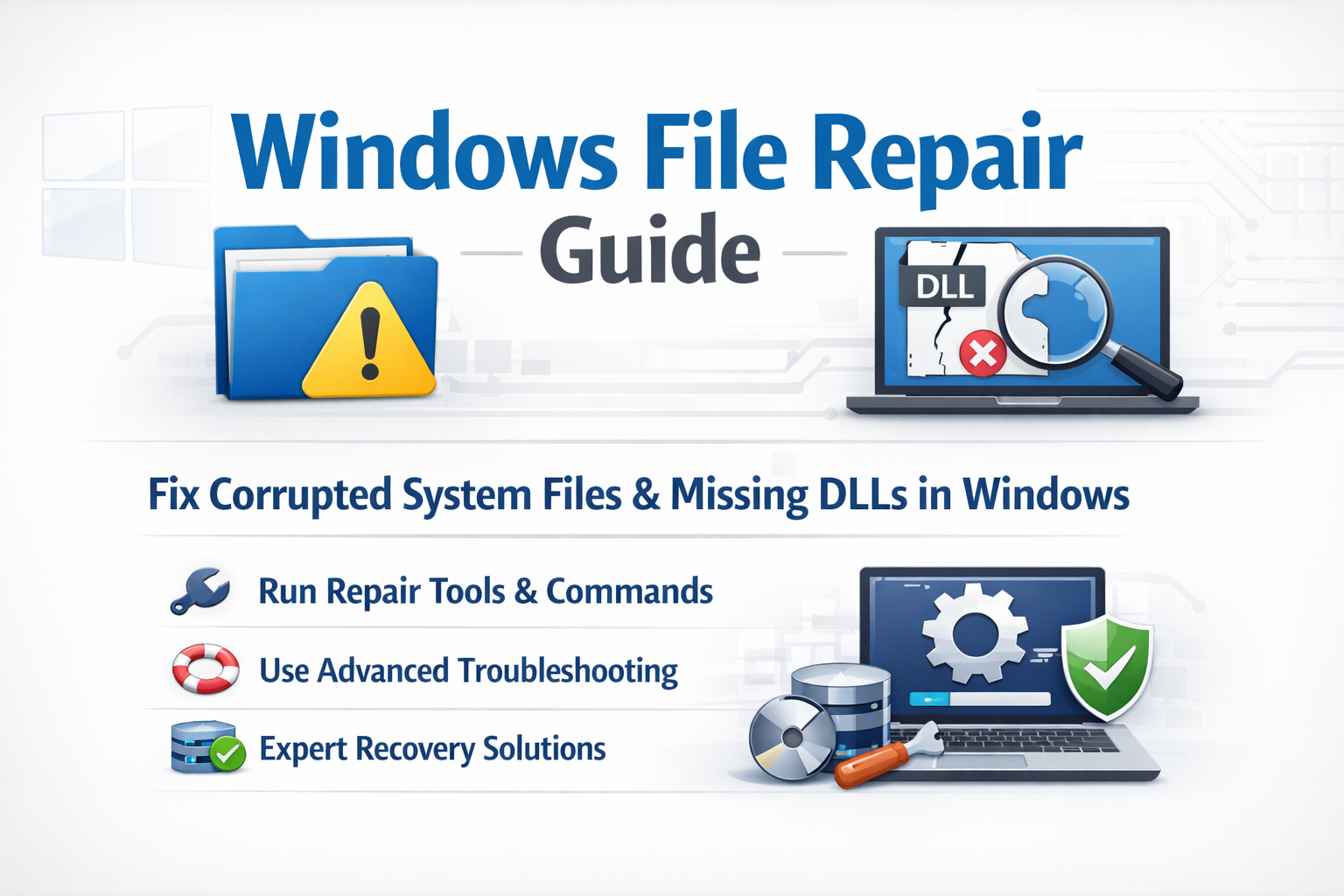 Fix Corrupted System Files or Missing DLLs