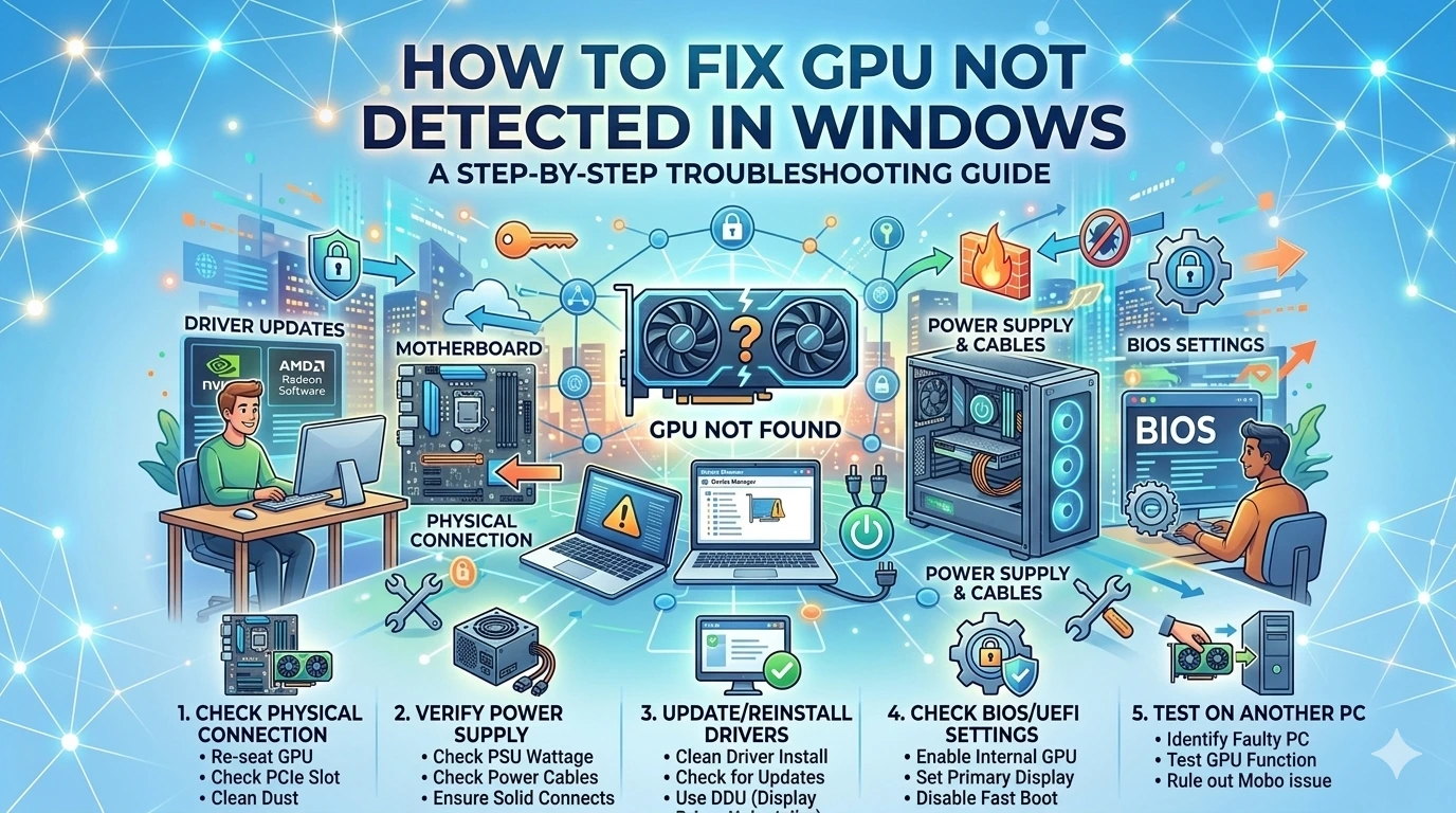 How to Fix GPU Not Detected in Windows