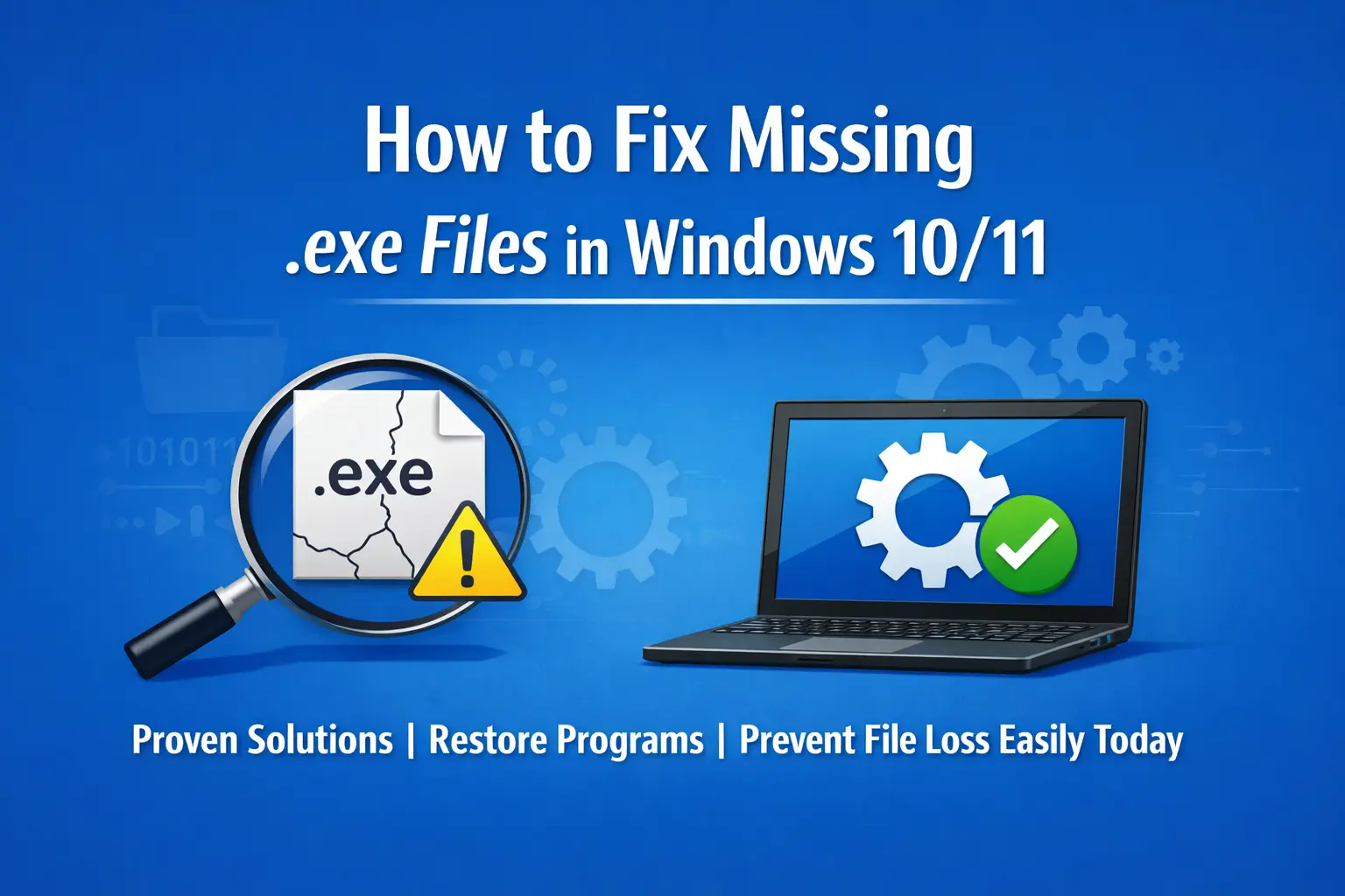 Fix Missing .exe Files in Windows 10/11
