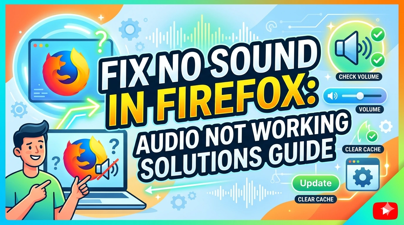 Fix No Sound in Firefox: Audio Not Working Solutions Guide