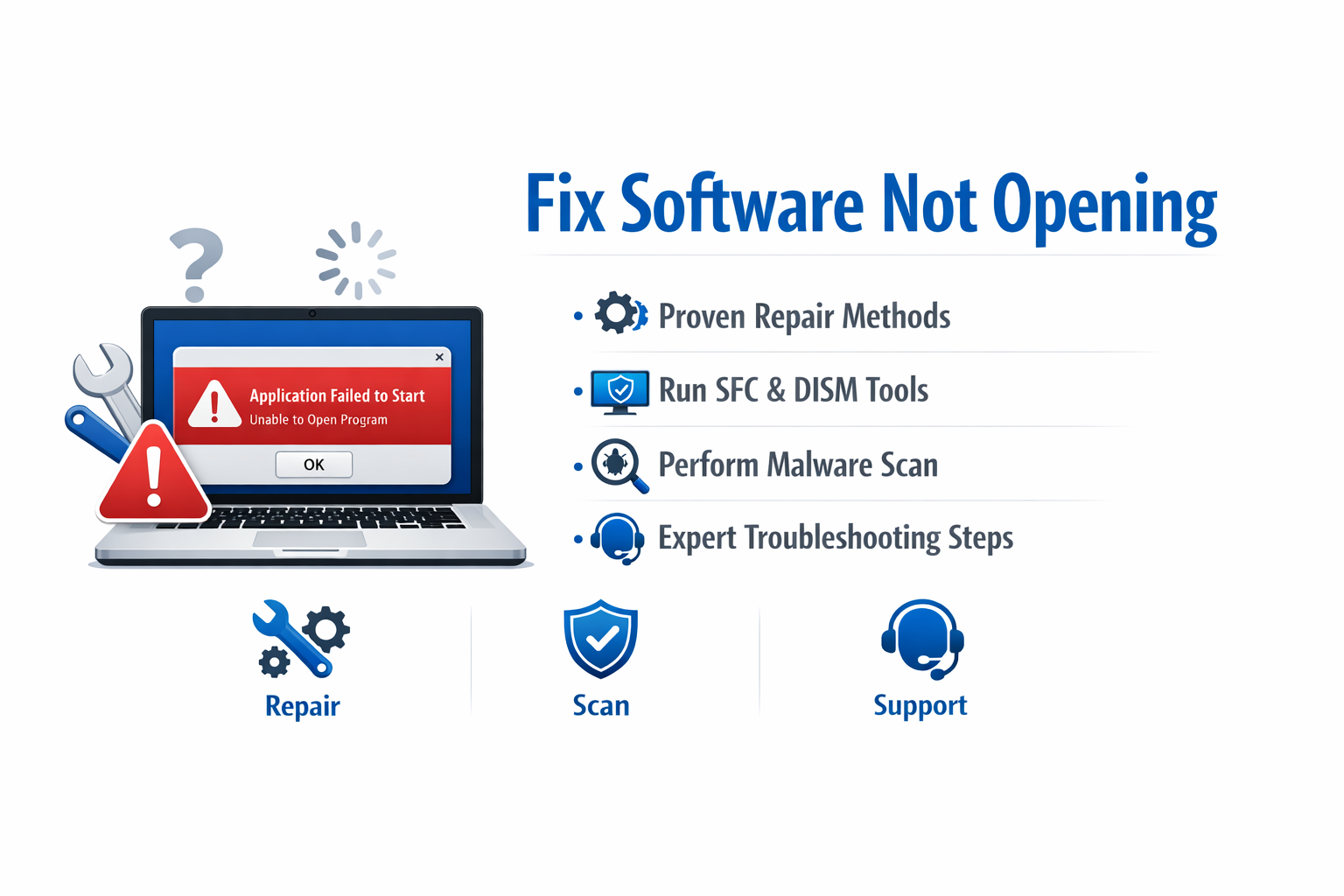 How to Fix Software Not Opening in Windows