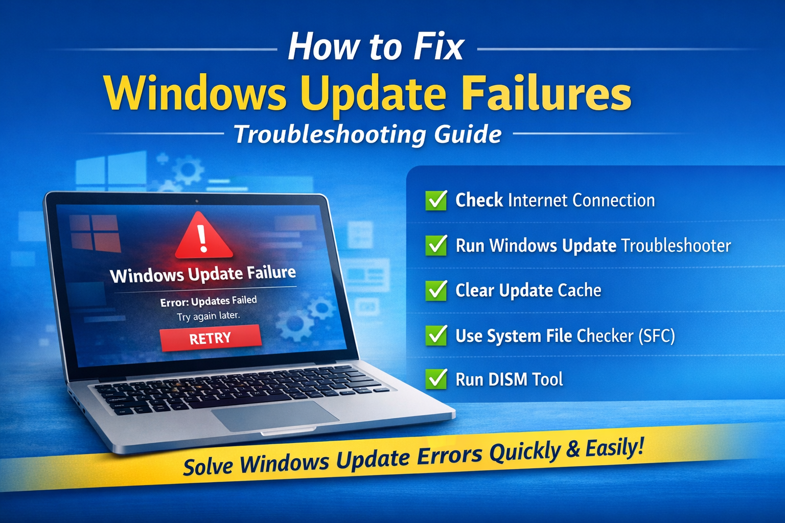 Fix Windows Update Failures Step-by-Step Guide