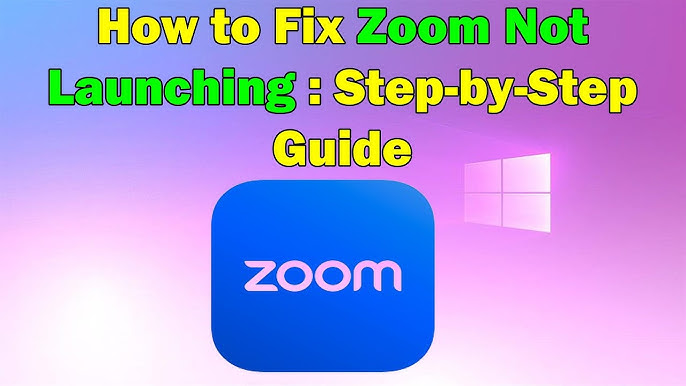 Fix Zoom Not Opening on Windows PC Easily Today Now 1 Fix Zoom Not Opening on Windows PC Easily Today Now
