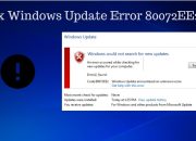 How to Fix Windows Update Error 80072ee2