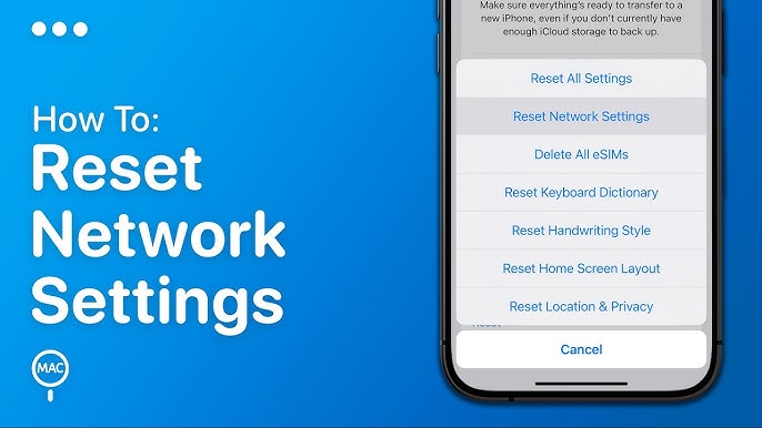 How to Reset Network Settings on iPhone Easily