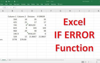 ISERROR Function in Excel Secrets for Smart Users