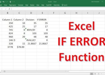 ISERROR Function in Excel Secrets for Smart Users 2 ISERROR Function in Excel Secrets for Smart Users