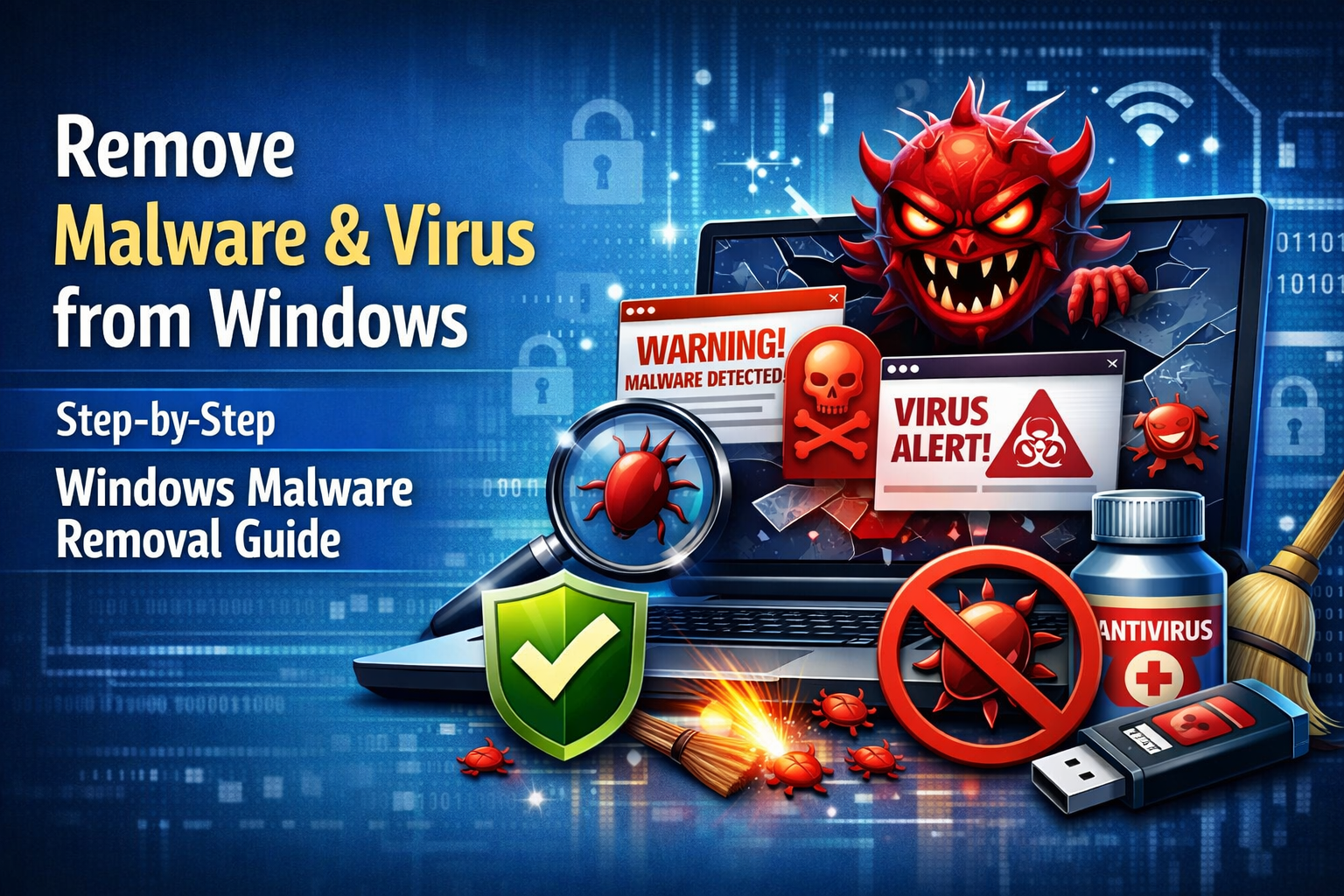Remove Malware & Virus from Windows Step-by-Step