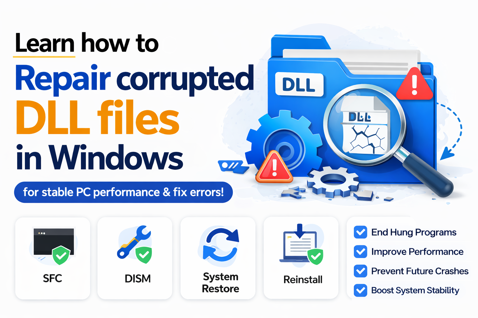 Repair Corrupted DLL Files in Windows: Complete Fix Guide