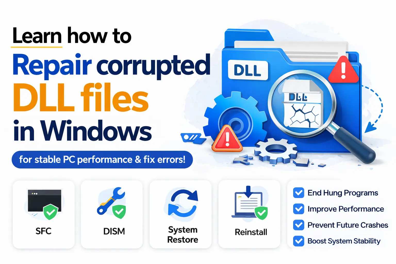 Repair Corrupted DLL Files in Windows: Complete Fix Guide