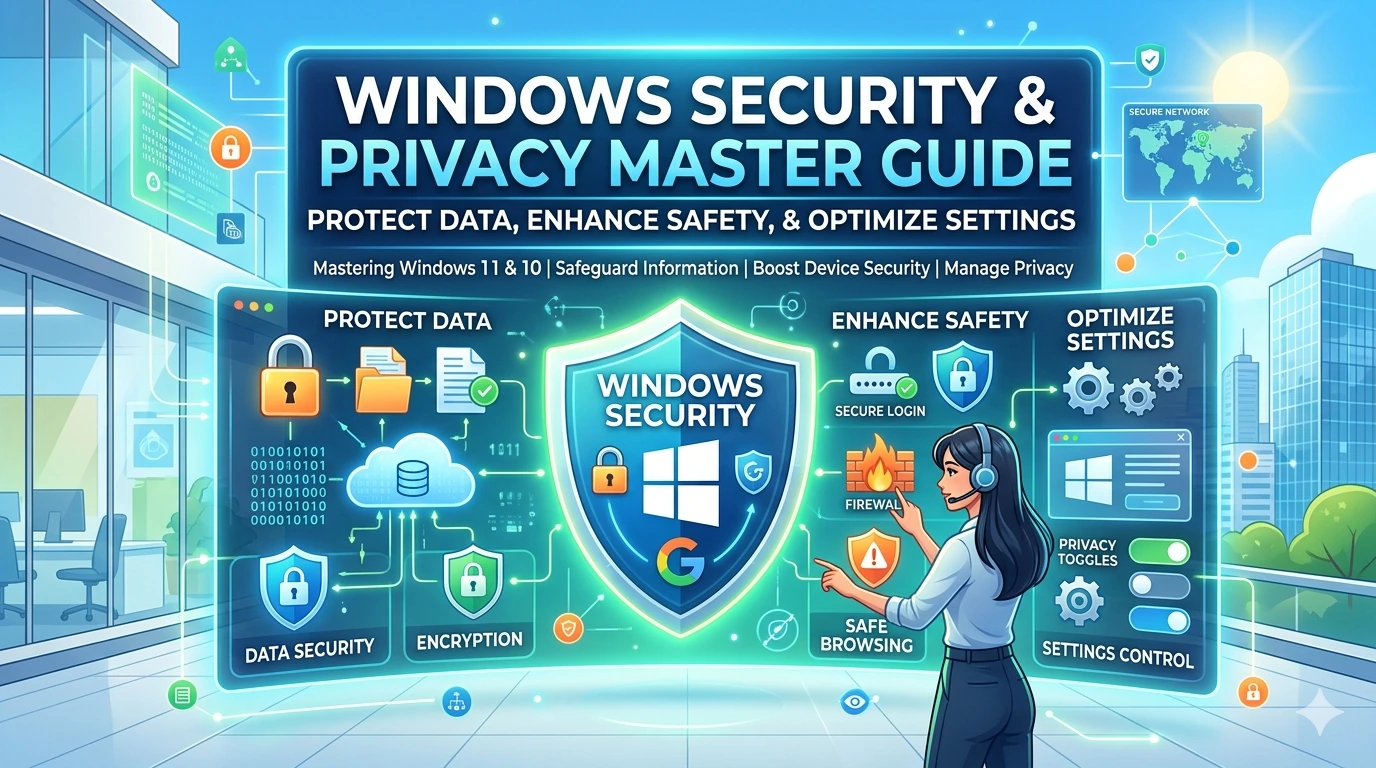 Windows Security & Privacy Master Guide: Protect Data, Enhance Safety, and Optimize Settings