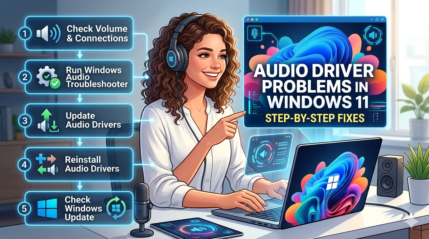 Audio Driver Problems in Windows 11 – Step‑by‑Step Fixes