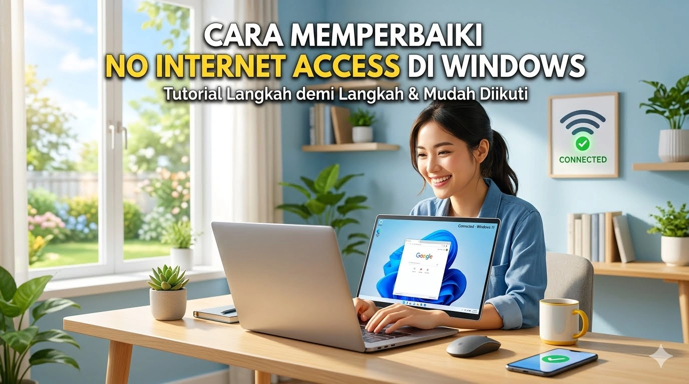 Cara Memperbaiki No Internet Access di Windows