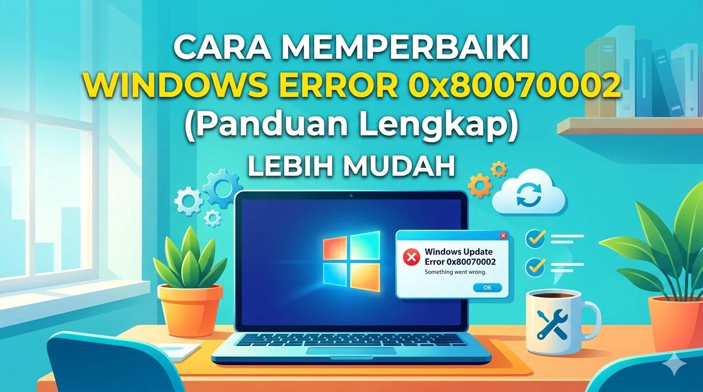 Cara Memperbaiki Windows Error 0x80070002 (Panduan Lengkap)