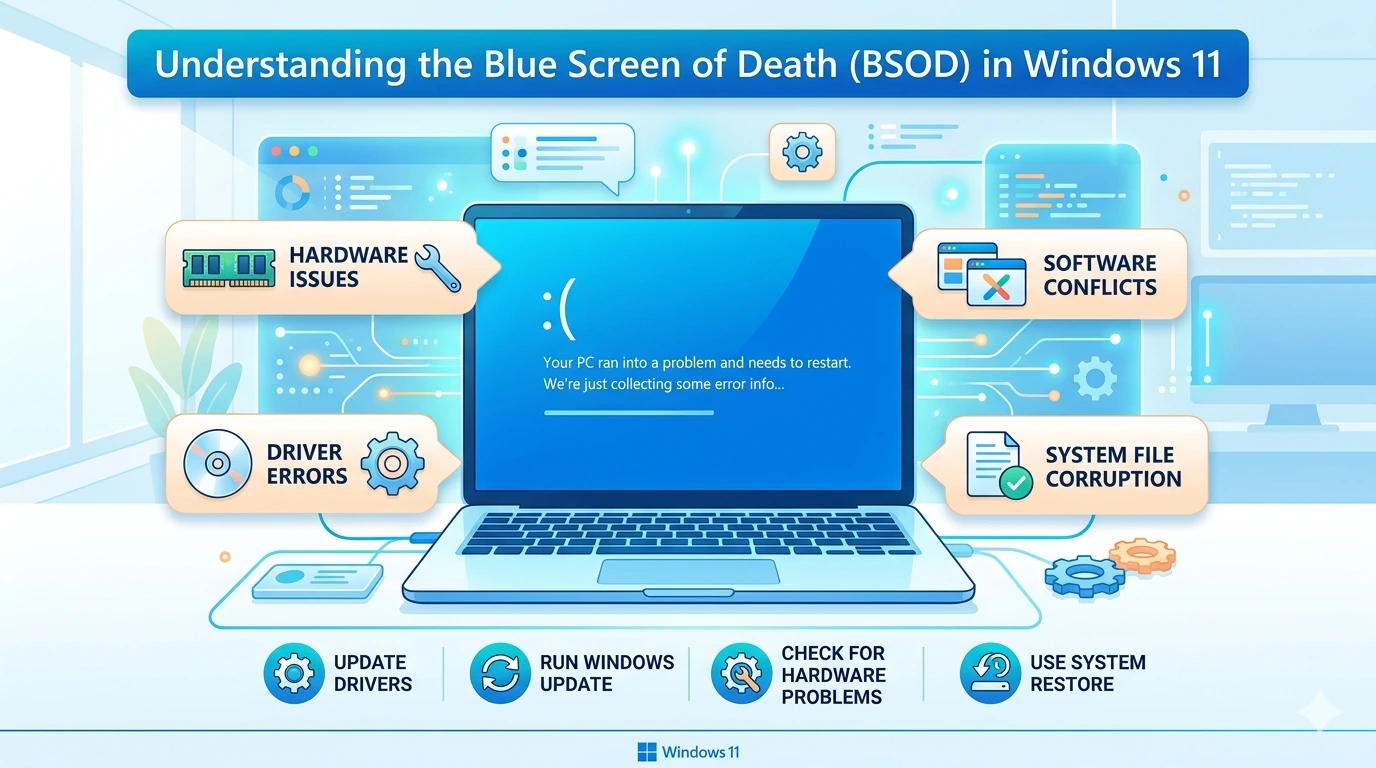 Understanding the Blue Screen of Death (BSOD) in Windows 11